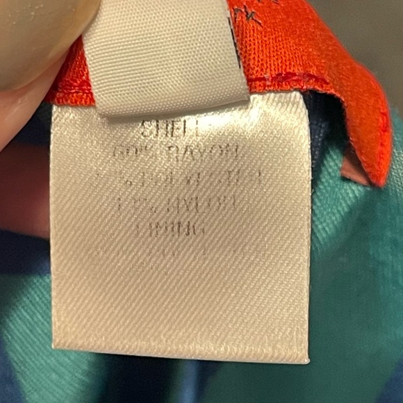 B MIchael America Red Collection Blue & Mint Patterned Knee Length Dress Size 4 - Picture 10 of 11